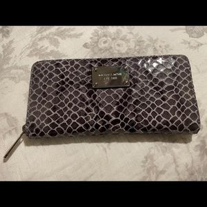 Grey snake skin Wallet
